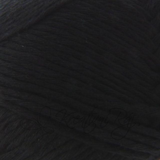 Pletací příze Pearl Cotton (38) - černá